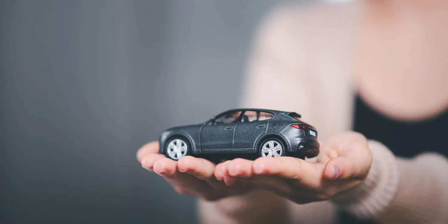 Driver checking vehicle